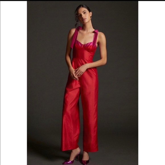 Seamed wideleg jumpsuit - Picture 5 of 10